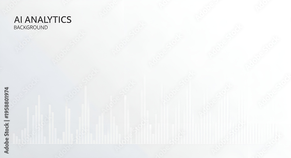 Obraz premium AI Analytics Background - Modern Data Visualization and Technology Concept