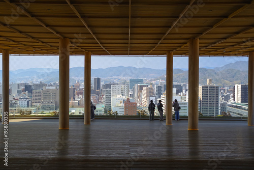 折り鶴タワー展望台から望む広島市街