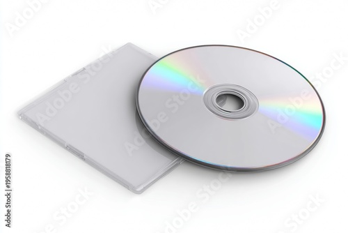 Clear plastic cd cases and cd discs in packaging. Protective disc protection for jewel cases.