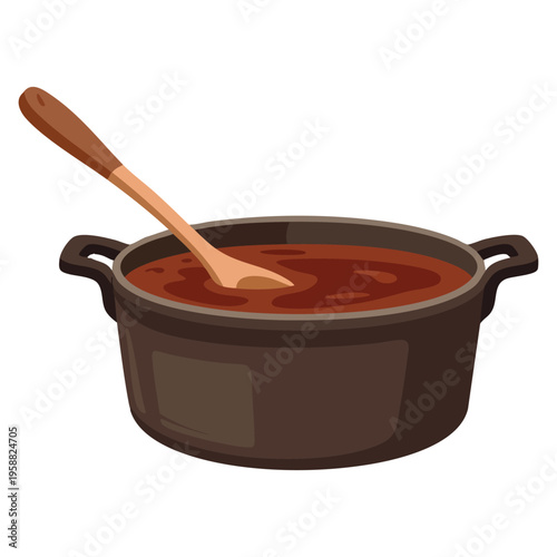 Hot soup in a bowl perfect lunch pleasure icon isolated vector illustration suitable for food menu design restaurant branding and warm meal concept