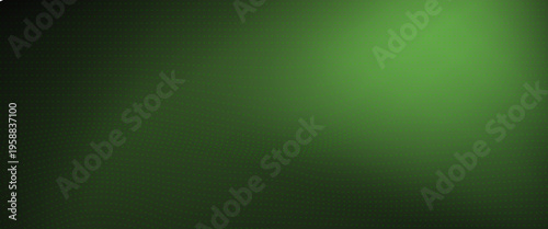 Abstract black background and green ball