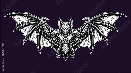 Bat Illustration Flying Mammal.