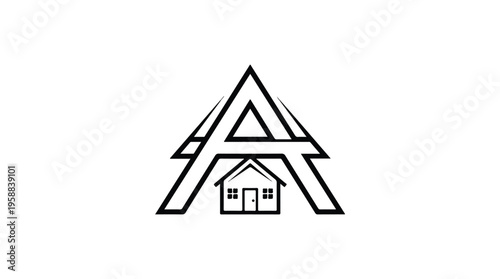House Logo Design Architecture.