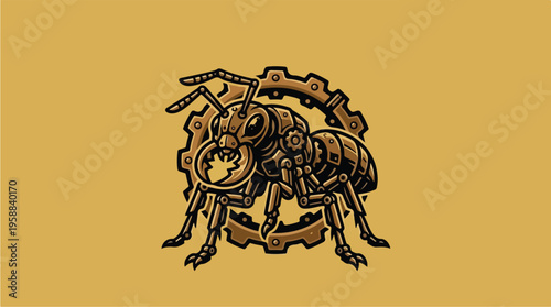 Robot Insect Machine Gear.