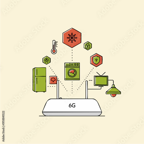 6G wireless router technology.