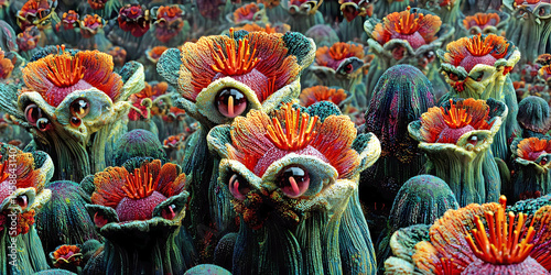 Bloom of the Uncanny, ai generated.