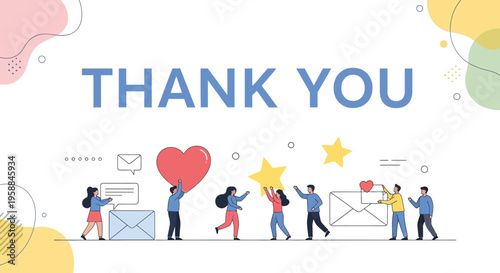 People showing gratitude and appreciation.