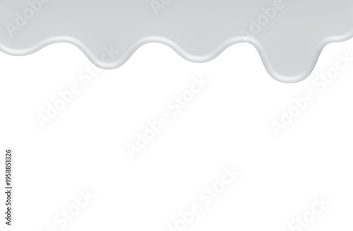 垂れるミルクの3Dフレーム背景