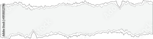 Abstract background of torn paper edges with a light grey shaded area in the middle for text and design elements