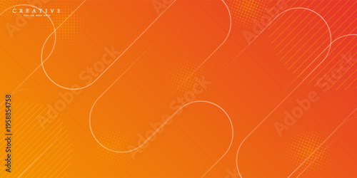 Abstract modern colorful gradient red curve background