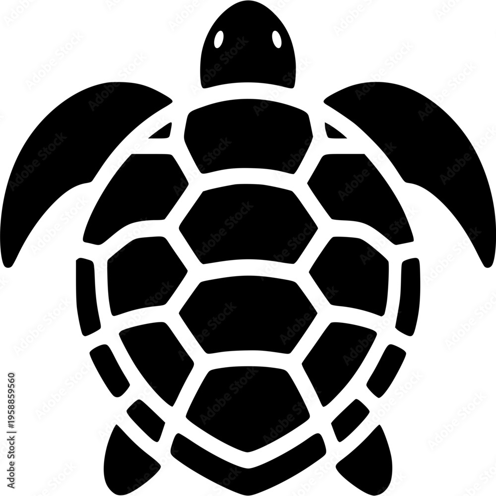 Obraz premium Sea Turtle Icon Vector