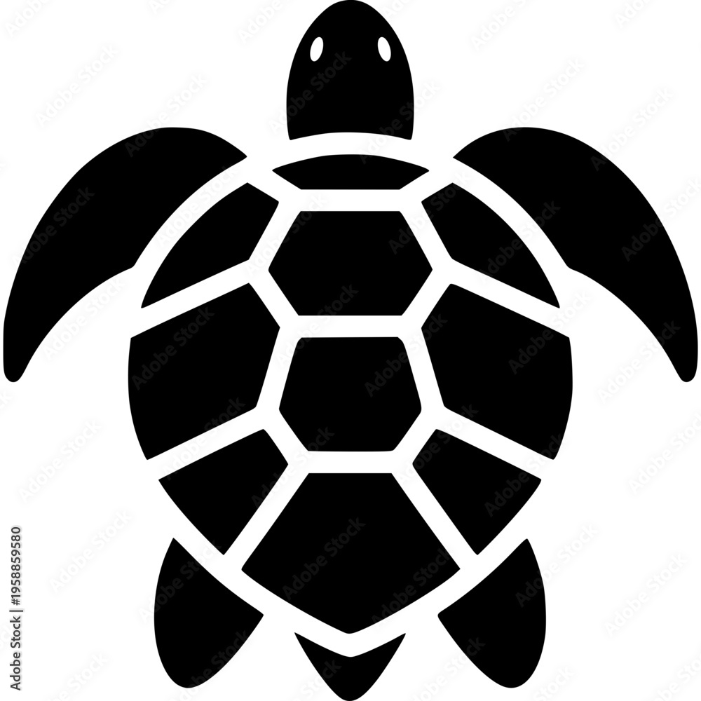 Obraz premium Sea Turtle Icon Vector