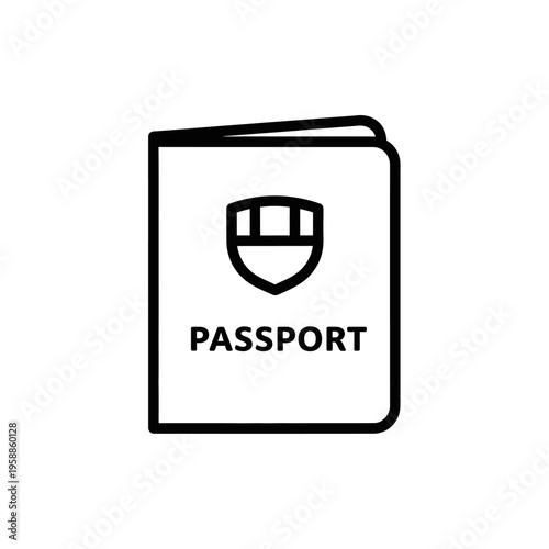 Secure Passport Document for International Travel and Identification