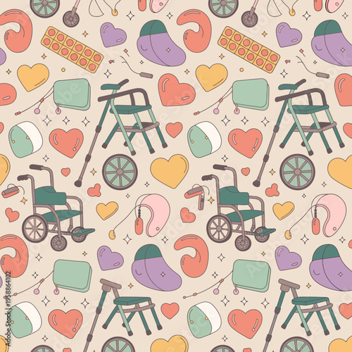 Green walkers for elderly people only.