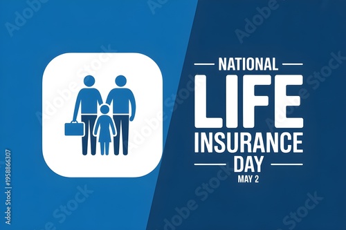 National Life Insurance Day Clean Corporate Graphic Design