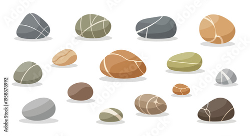 Collection of Various Stones.
