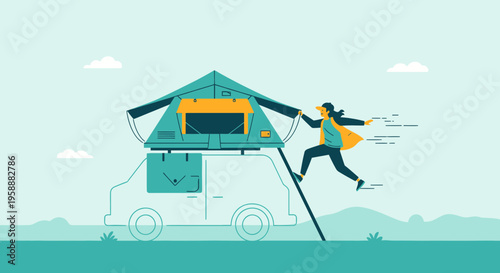 Adventure Awaits With A Rooftop Tent And Mobile Dwelling