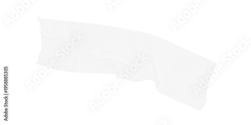 Konstfotografi A crumpled piece of white paper against a black background
