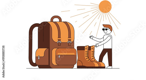 Adventure Gear Ready For Sunny Exploration