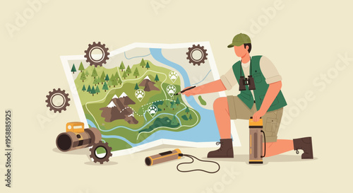 Adventure Planning Expedition Mapping With Outdoor Gear