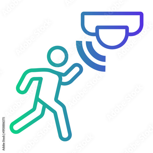 motion Line Gradient Icon