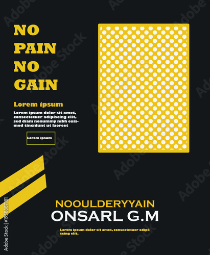 PrintNo Pain No Gain Motivation