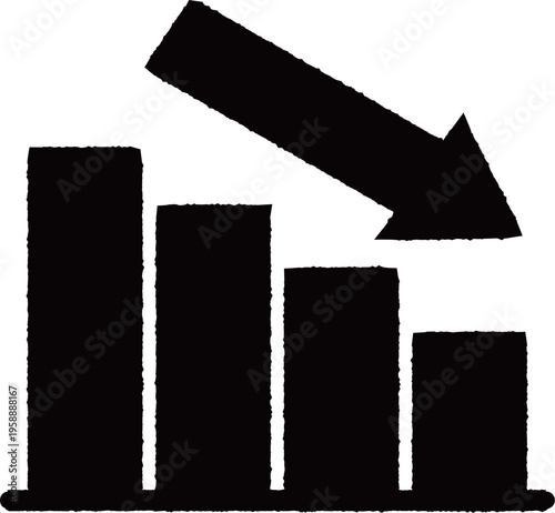 Bar Graph -2- Down -1- mono