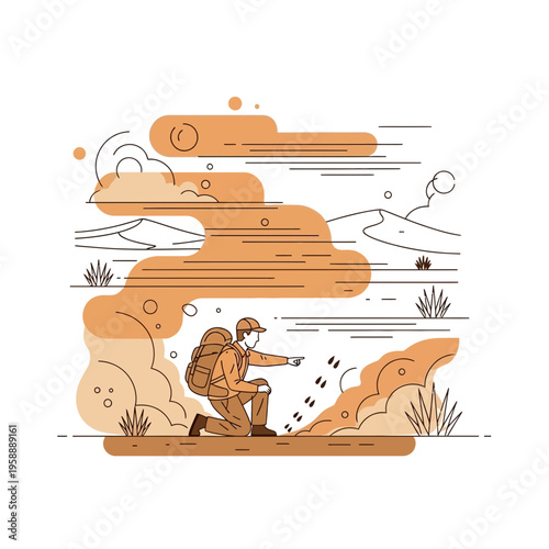 Adventurous Explorer Discovers Unique Natural Phenomenon