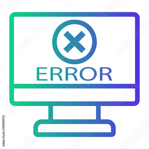 access Line Gradient Icon