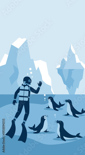 Arctic Exploration And Wildlife Encounter