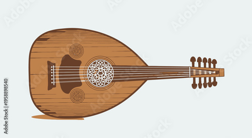 Oud instrument traditional middle eastern music