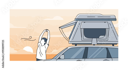 Awakening To Nature's Embrace With Rooftop Tent Adventure