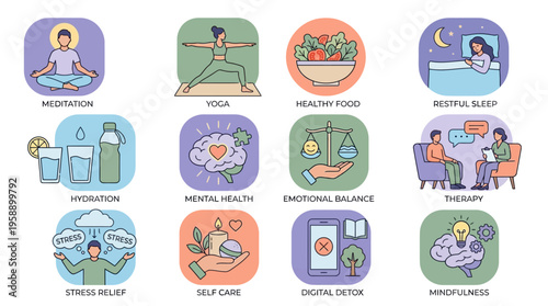 Woman meditating in lotus position calmly.