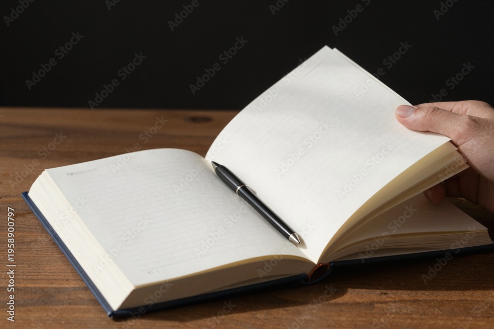 Fototapeta premium Open Notebook - Creative Inspiration
