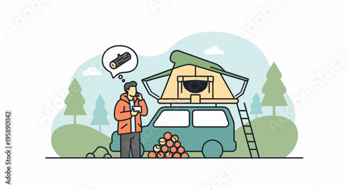 Camping Adventure Rooftop Tent Car Gear And Outdoor Recreation Planning
