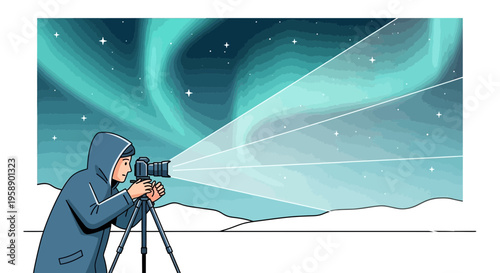 Capturing Aurora Borealis Night Sky Celestial Wonder With Camera