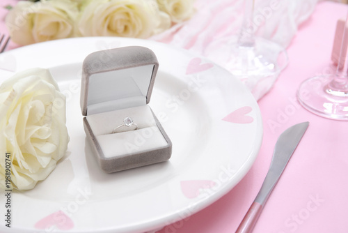 Beautiful table setting wit...