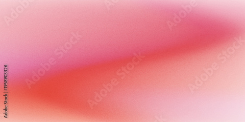 Red orange pink coral peach white abstract background. Noise grain mesh spray. Color gradient. Spot blot oval circle. Fluid water explosion splash. Design.