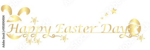 Text happy easter illustration background for easter day