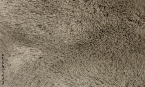 ふわふわした毛並みの茶色いファーのテクスチャ背景