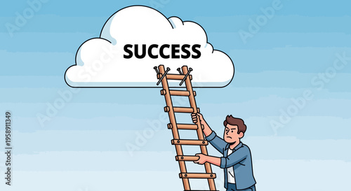 Climbing The Ladder To Reach The Cloud Of Success