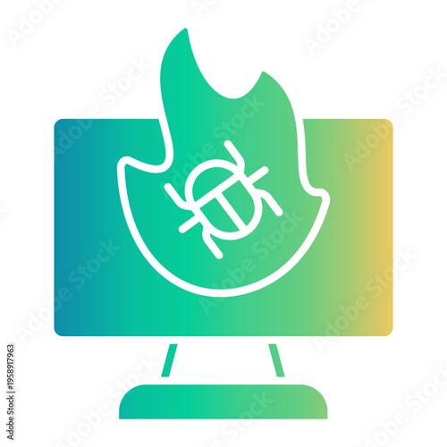 bug Gradient icon