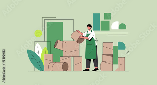 Creative Crafting And Building With Cardboard Tubes