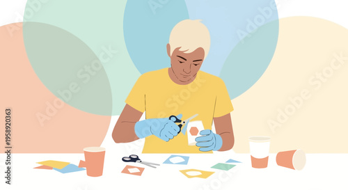 Creative Hands Crafting With Care and Precision