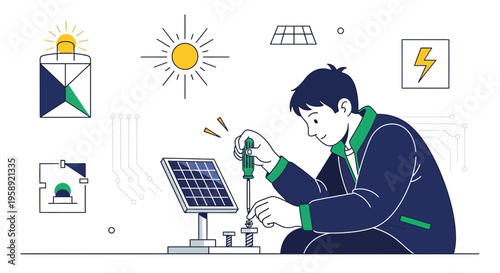 Creative Solar Panel Assembly For Sustainable Energy Innovation