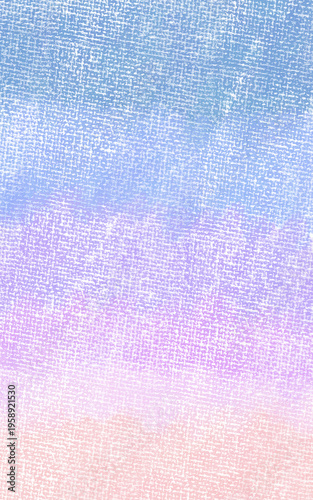 空色とラベンダーとピンクのクレヨングラデーション背景素材 - Sky Blue Lavender Pink Crayon Gradient Background
