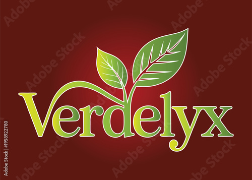 Verdelyx Logo with Green and Orange Leaf Elements