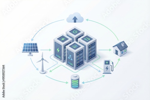 Integrating Renewable Energy Solutions with Smart Technology for Sustainable Living Experience in the Future of Power Generation Systems captured with clarity