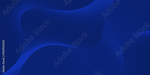 Premium background design with diagonal dark blue line pattern. Vector horizontal template for digital lux business banner, contemporary formal invitation, luxury voucher, prestigious gift certificate