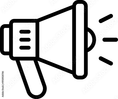 Megaphone Icon Vector Illustration
